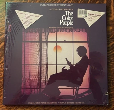 SEALED~2-12" + 20 PGE .BOOKLET~QUNICY JONES~1986~THE COLOR PURPLE~DELUXE BOX SET - Image 1 of 4