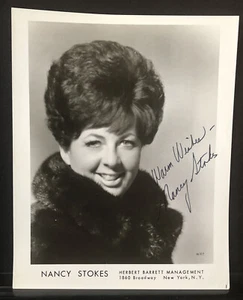 Vintage Hand Signed NANCY STOKES 8”X10” Photograph OPERA Singer - Picture 1 of 3