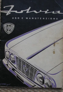 LIBRETTO USO MANUTENZIONE LANCIA FULVIA IX 1963 ORIGINALE ITALIANO - Foto 1 di 1