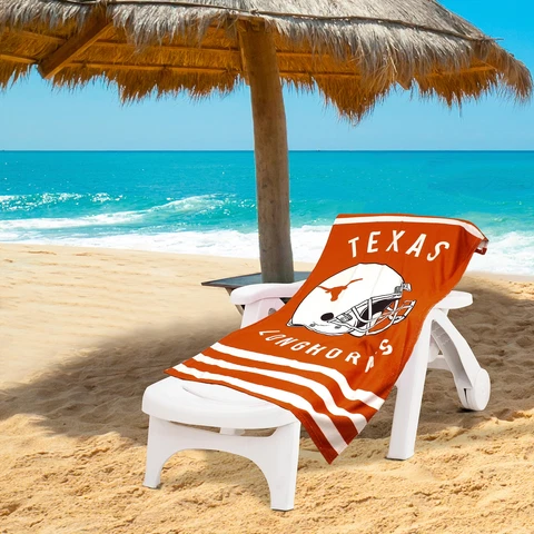 Northwest NCAA Texas Longhorns "Stripes" Beach Towel, 30" x 60" Cover