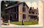 Hancock Clark House Lexington Massachusetts Street View Mass Historic Postcard
