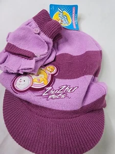 ZHU ZHU PETS Cold Weather Set (Hat&Gloves) Purple 2010 NWT's - Picture 1 of 5