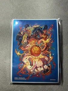 One Piece Devil Fruit Collection Vol 2 Card Sleeves Flame Flame Fruit Sabo Luffy - Picture 1 of 2