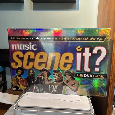 New & Sealed Scene It? music DVD trivia game, aged 13+, songs/video clips - Image 1 of 4
