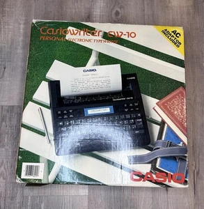 Casio Writer CW-10 Electronic Typewriter, w Box, Excellent Tested - Picture 1 of 15