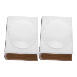 2 Pcs Bible Storage Box Desktop Bookcase Ornament Shaped Organizer - Picture 1 of 12