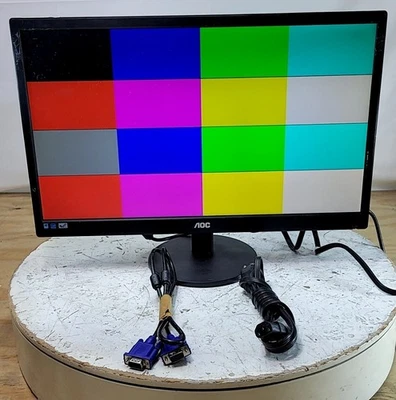 AOC e2270swdn LCD Monitor 22" VGA DVI GRADE B - Image 1 of 4