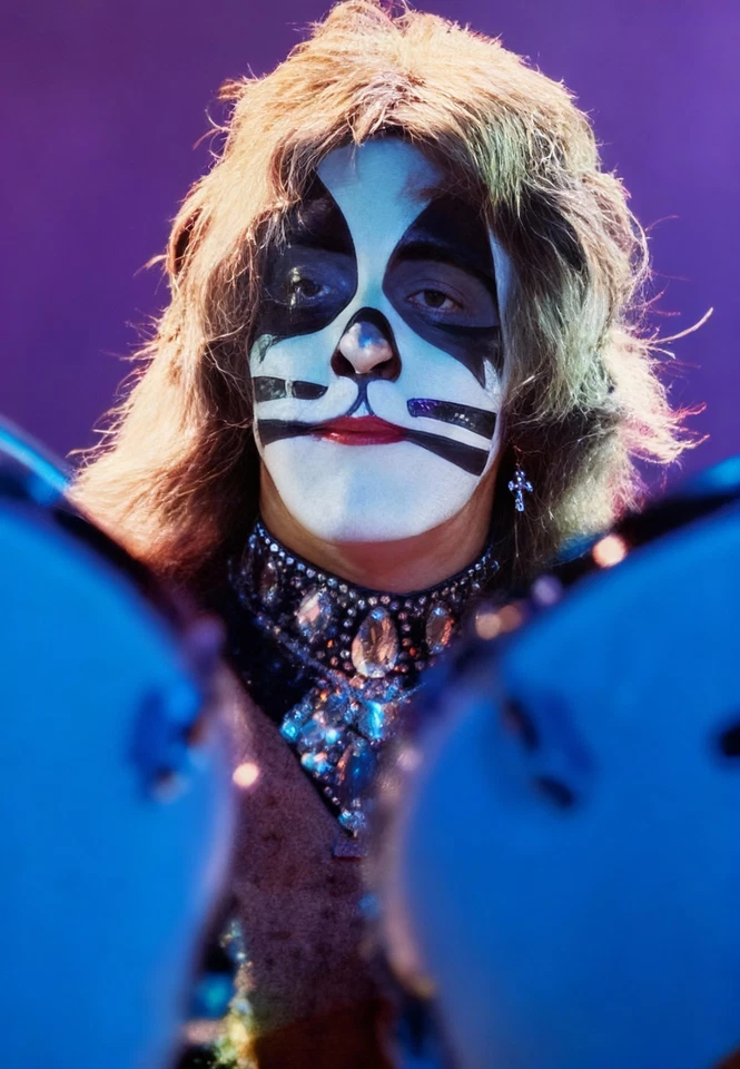 Peter Criss KISS 8x10 reimpressão - Imagem 1 de 1