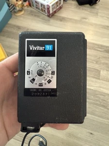 Vivitar Electronic Flash Model 91 for camera photography/ Untested - Picture 1 of 4