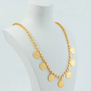 21K vergoldet graviert Lera Halabi Halskette zeitloses Luxus Design - Bild 1 von 1