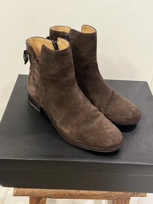 Botines Talbots de gamuza marrón chocolate - talla 8 Foto 1 de 4