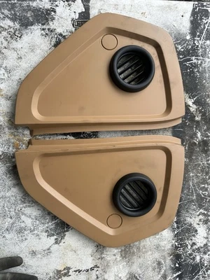 03-10 JUEGO PANEL CUBIERTA FRONTAL TABLERO PORSCHE CAYENNE 957 BEIGE ARENA Foto 1 de 2