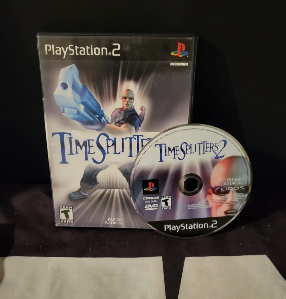 Time Splitters 2 Game PLAYSTATION PS2  Vintage Original w Case - Image 1 of 1