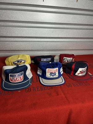 Vintage 1980’s -90’s Indianapolis 500 Snapback Caps Lot Of 6 Indycar - Image 1 of 4