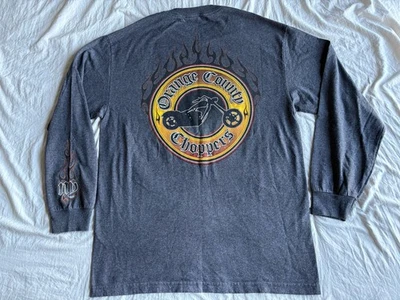 Camiseta vintage Orange County Choppers manga larga llama talla L EE. UU.  Foto 1 de 4