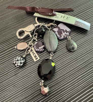 Новый в сумке Miche сумка сумочки подвеска брелок Storm черный серый серебристый тон - Изображение 1 из 4