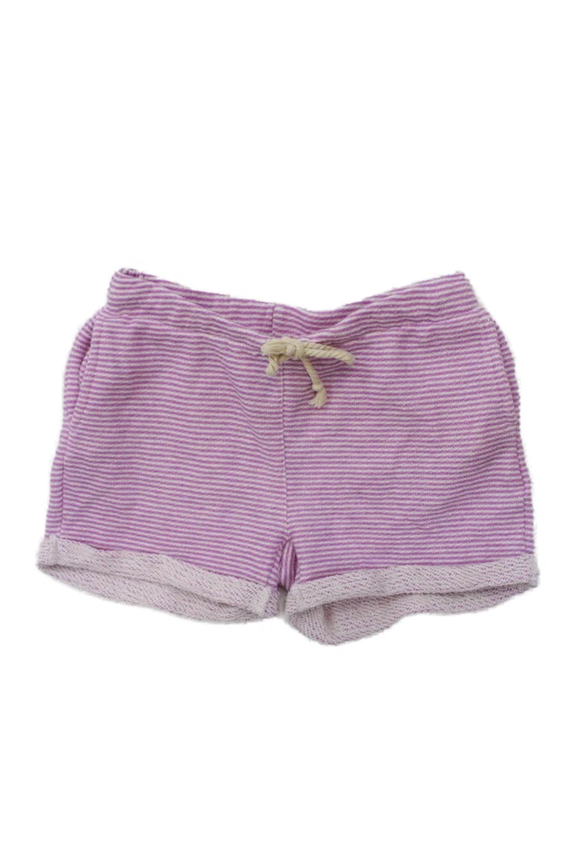 Pantalones Cortos Cortados Informales Estampado Rayas Egg by Susan Lazar Niñas Púrpura Talla 8 Foto 1 de 4