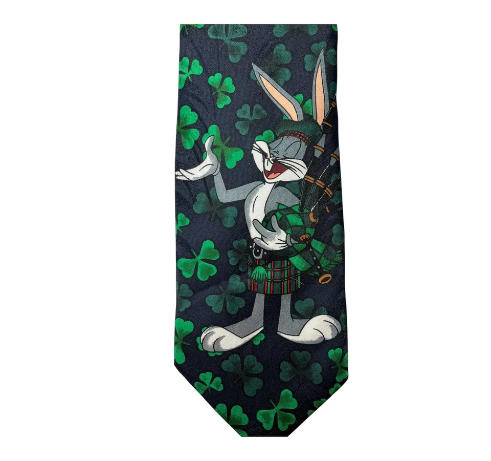 Corbata de baloncesto vintage Looney Tunes Mania Bugs Bunny and Friends Foto 1 de 4