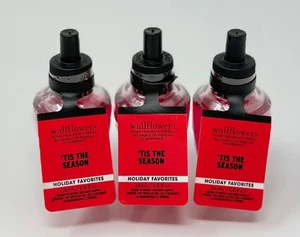 3 NUEVOS BATH & BODY WORKS TIS THE SEASON FLOR DE PARED FRAGANCIA RECARGA BOMBILLA ENCHUFE - Imagen 1 de 4