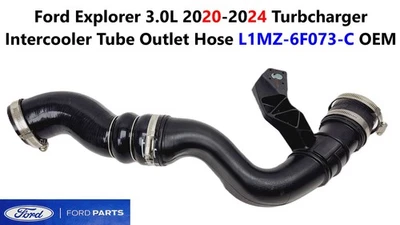 Ford Explorer 3.0L 2020-24 Turbcharger Intercooler Tube Outlet Hose L1MZ-6F073-C - Image 1 of 4