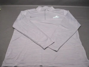 FGCU Nike Dri-Fit College XL Half Zip Sweatshirt Unisex Gray Pullover FGCU Eagle - Picture 1 of 8