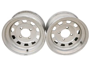 01 Yamaha Grizzly 600 4x4 Front Wheels Rims 12X7 4/110 ITP YFM600F - Picture 1 of 5