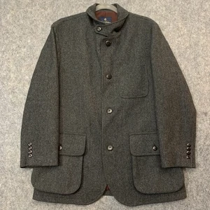 Brooks Brothers Moon Wool Mens Jacket Tweed Sz Medium Field Hunting Shooting - Picture 1 of 11