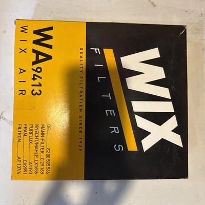Filtros WIX WA9413 Inserto Filtro Aire 284mm Len Se Adapta a Nissan Opel Renault Vauxhall Foto 1 de 4