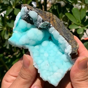 241G Cristal Piedra Textura Azul Natural,Heteropolar de Aragonito Azul Chino - Imagen 1 de 16