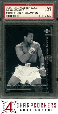 2000 UD MASTER COLLECTION MUHAMMAD ALI #21 MORE THAN A CHAMPION #/250 PSA 7 - Image 1 of 4