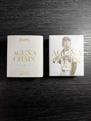 Ronald Acuna Jr #13 Replica Chain 2021 Atlanta Braves Stadium Giveaway 2021 - Image 1 of 4