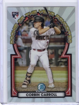 2023 Bowman - Rookie of the Year Favorites Corbin Carroll #ROYF-1 (RC) - Image 1 of 2