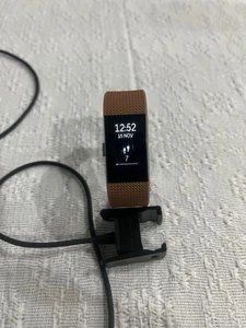 Fitbit Charge 2 With New Brown Band & USB Charger - Picture 1 of 6