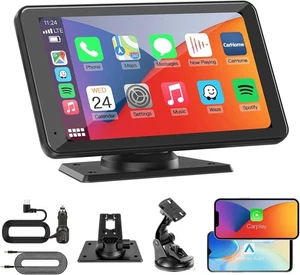 KAXRUO Portable Wireless CarPlay Android Auto Screen - Autoradio 7" HD Touchscr - Bild 1 von 7