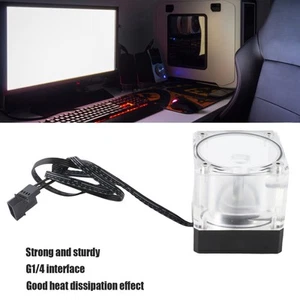 Water Pump PUB‑M4YT Integrated 7cm Sturdy Computer Water Cooler With Indica - Afbeelding 1 van 22