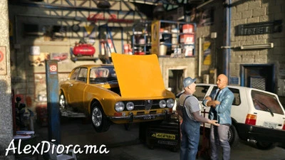 Diorama 1/18 Garage Alfa Romeo 1/18. SOLO SU ORDINAZIONE.  - Immagine 1 di 4
