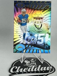 2024 Illusions Football Ladd McConkey #51 RC Starburst Chargers Rookie - Bild 1 von 2