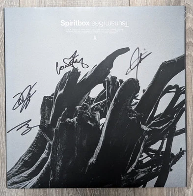 ✍️Signed✍️ Spiritbox Tsunami Sea Signed Alt J Card BLACK AND WHITE SMUSH Vinyl  - Image 1 of 4