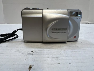 Câmera de Filme 35mm Olympus Infinity Zoom 105 Point & Shoot Funciona, Precisa de Bateria  - Imagem 1 de 4