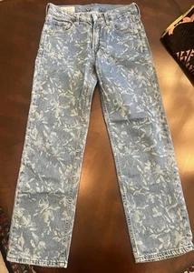 Women’s Petite GAP ‘90s Loose Mid Rise Patterned Jeans Size 24/00 P - Picture 1 of 13