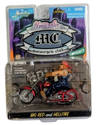 Homie Rollerz Motorcycle Club Big Red and Hellfire 1:24 Scale - Image 1 of 4