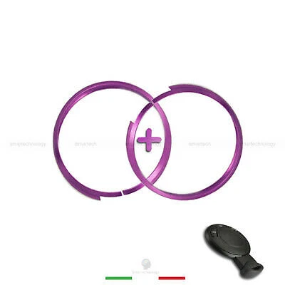 CUBRE ANILLOS PARA MINI COOPER ONE DS COUNTRYMAN LLAVE DE COCHE PÚRPURA +1... - Imagen 1 de 4