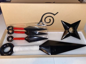 Naruto Kunai/Ninja Star Anime Cosplay Plastic Ninja Costume Weapons 🔥 - Picture 1 of 4