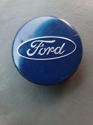 Single OEM Blue Center Cap for 2013-2019 Ford Edge Escape Taurus 6M21-1003-AA - Image 1 of 2