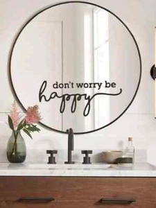 Wall Decal Sticker - Be Happy (S193) - Picture 1 of 2