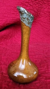 Van Briggle Pottery Colorado Springs Brown Vase Artist Signed, 7.25" Tall - Picture 1 of 4