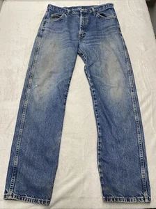 Jeans da lavoro Wrangler uomo 34x32 regular fit western cowboy invecchiato grunge ranch - Foto 1 di 13