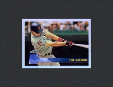 Tim Salmon 1996 Topps Chrome REFRACTOR #126 - Angels - SUPER RARE - Gem Mint