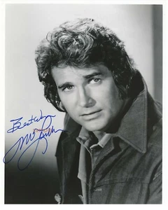 MICHAEL LANDON NACHDRUCK SIGNED 8X10 FOTO HANDSIGNIERT WEIHNACHTEN MANN HÖHLE GESCHENK - Bild 1 von 1