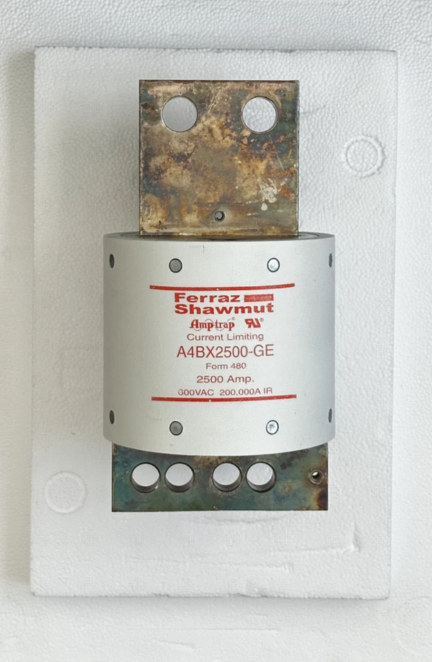 FERRAZ SHAWMUT A4BX2500-GE FORM 480 2500AMP 600VAC CURRENT LIMITING AMPTRAP - Image 1 of 3